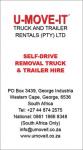 U-Move-It Truck and Trailer Rentals Logo